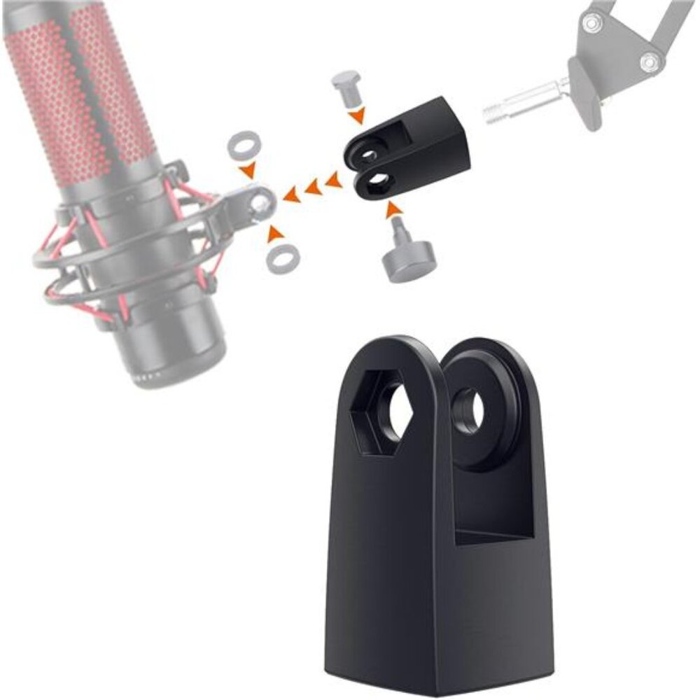 Microphone Mount Adapter for HyperX QuadCast, Replacement for HyperX QuadCast